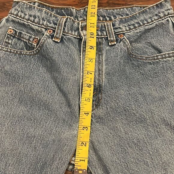 Vintage Levi’s 511 Blue Distressed Denim Jeans - Picture 6 of 11